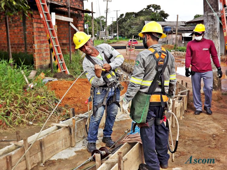 Realocação de Poste no bairro Bom Sossego