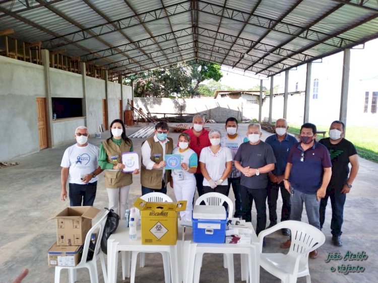 A COMISSÃO COVID-19 DA ALAP VISITA PREFEITURA DE AMAPÁ