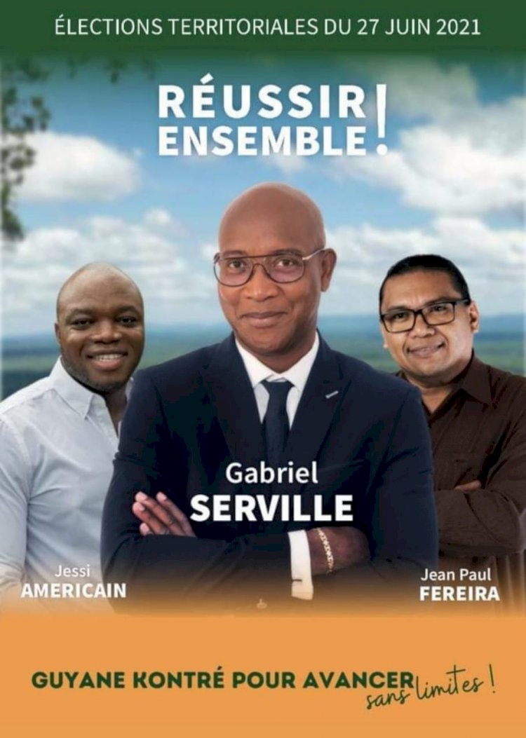 Gabriel Serville é eleito presidente da Coletividade Territorial da Guiana.