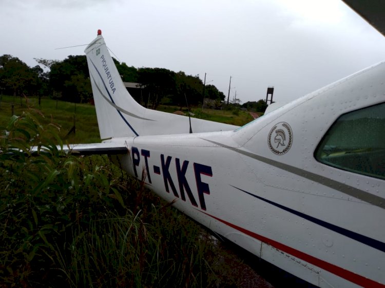 Aeronave faz pouso forçado na BR 156