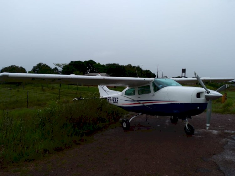 Aeronave faz pouso forçado na BR 156