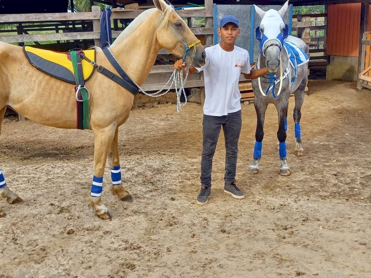 Bolachinha de tratador a jóquei campeão em Amapá