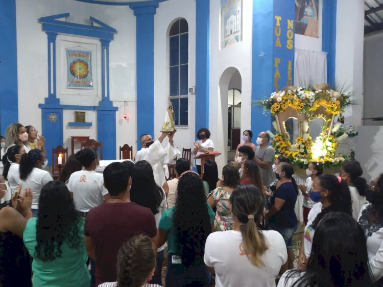 Missa do professor na Igreja de Nossa senhora de Nazaré em Amapá