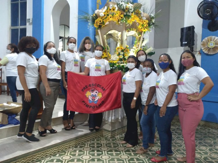 Missa do professor na Igreja de Nossa senhora de Nazaré em Amapá