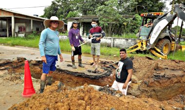 Água de volta as torneiras na sede do município de Amapá
