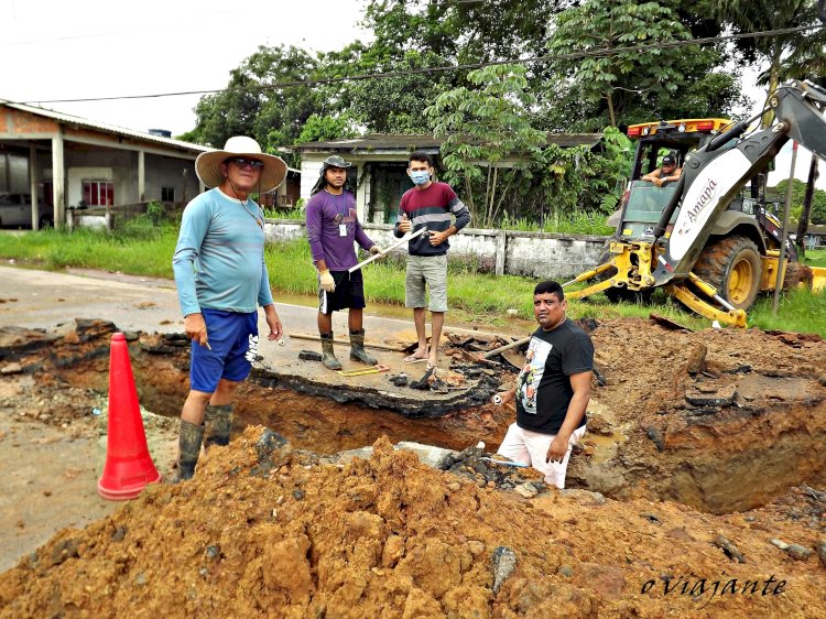 Água de volta as torneiras na sede do município de Amapá