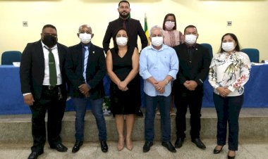 Sessão de reabertura dos trabalhos legislativos da câmara municipal de Amapá da 13ª legislatura.