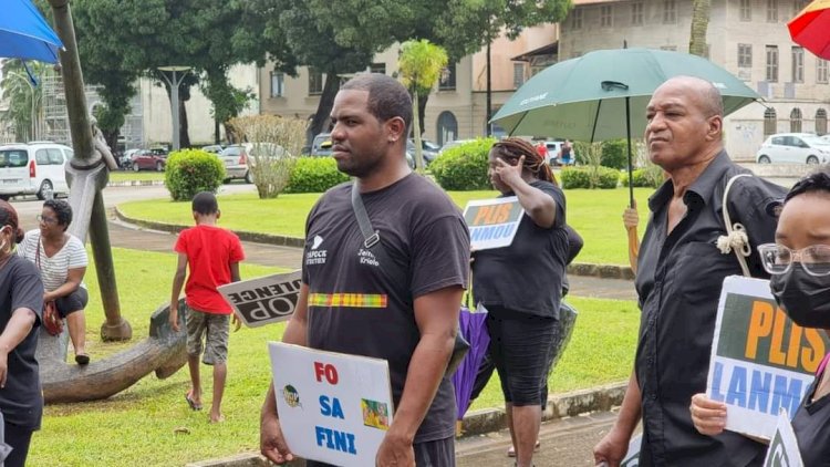 Um grito contra a violência gratuita na Guiana Francesa   