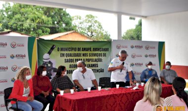 A saúde primária do município de Amapá ganha reforço de exames laboratoriais e anúncio de licitação do raio-X