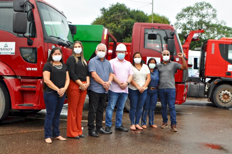 A prefeitura de Amapá realiza cerimônia de assinatura de ordens de serviços e aquisição de equipamentos em Amapá