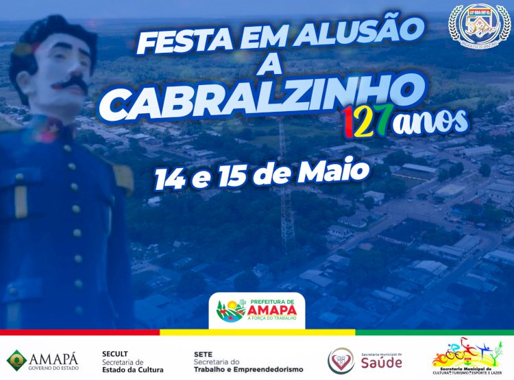 Município de Amapá prepara festa em alusão a 127 anos de Cabralzinho.   