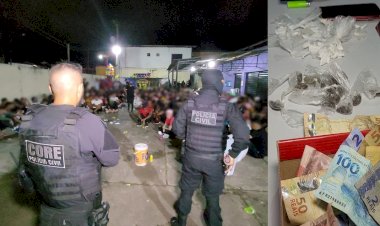 POLÍCIA CIVIL, COM O APOIO DE OUTRAS INSTITUIÇÕES, ENCERRA FESTA NA ZONA SUL DE MACAPÁ, PRENDE OS ORGANIZADORES EM FLAGRANTE E RETIRA CERCA DE 100 CRIANÇAS E ADOLESCENTES DE SITUAÇÃO DE RISCO