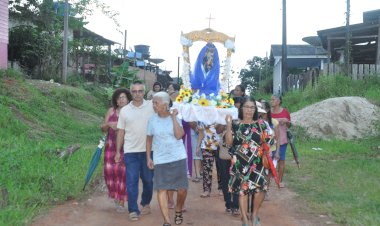 Festa em honra a Nossa Senhora do Perpétuo Socorro em Amapá.   