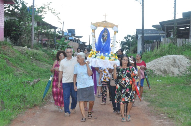 Festa em honra a Nossa Senhora do Perpétuo Socorro em Amapá.   