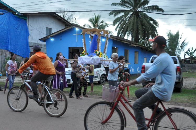 Festa em honra a Nossa Senhora do Perpétuo Socorro em Amapá.   