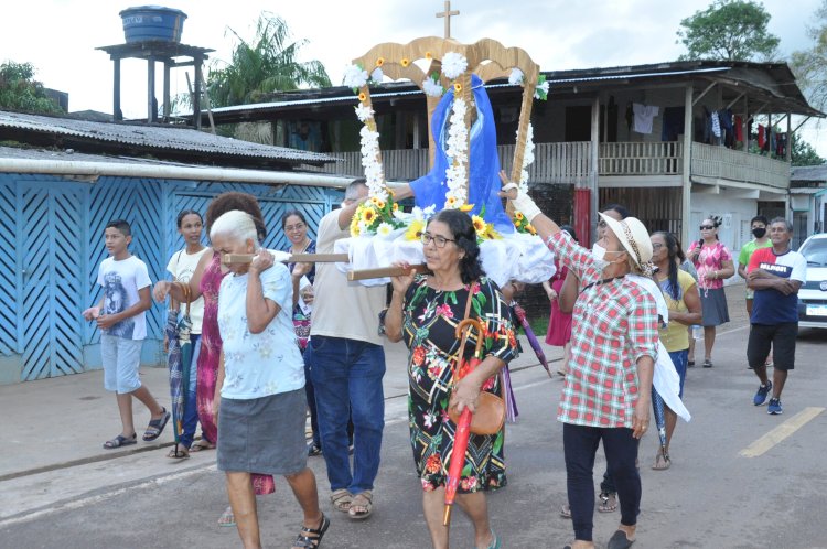 Festa em honra a Nossa Senhora do Perpétuo Socorro em Amapá.   