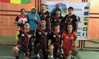 Amapá na semifinal do intermunicipal de vôlei em Pedra Branca.