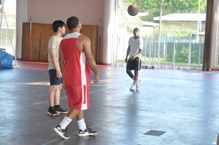 Basquete da integração na fronteira