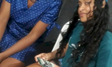 Meninas quilombolas gravam música tema do projeto nação marabaixeira.