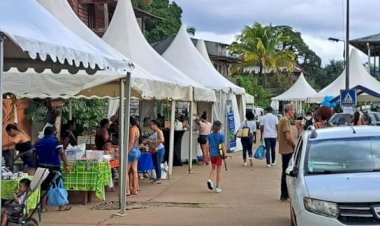 Feira em Régina na Guiana Francesa