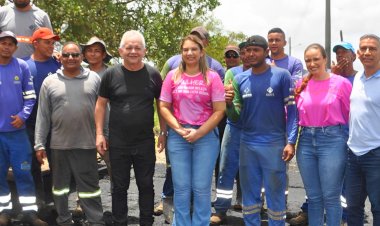 PREFEITO REALIZA VISITA EM OBRAS EM ANDAMENTO NO MUNICÍPIO 