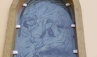 Igreja Nossa Senhora da Conceição em Calçoene: os vidros da torre e a simbologia da história de Nossa Senhora