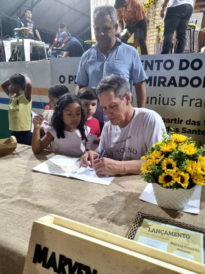 Escritor Marven Junius Franklin lança seu primeiro livro infanto-juvenil em Macapá nesta quinta-feira (19)