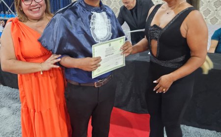 Superação e inspiração: Jarliel conclui o 9º ano na Escola Veiga Cabral e recebe homenagem em campo