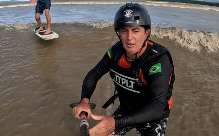 Bruno González: O Embaixador do Paddle e Wingfoil na Guiana Francesa