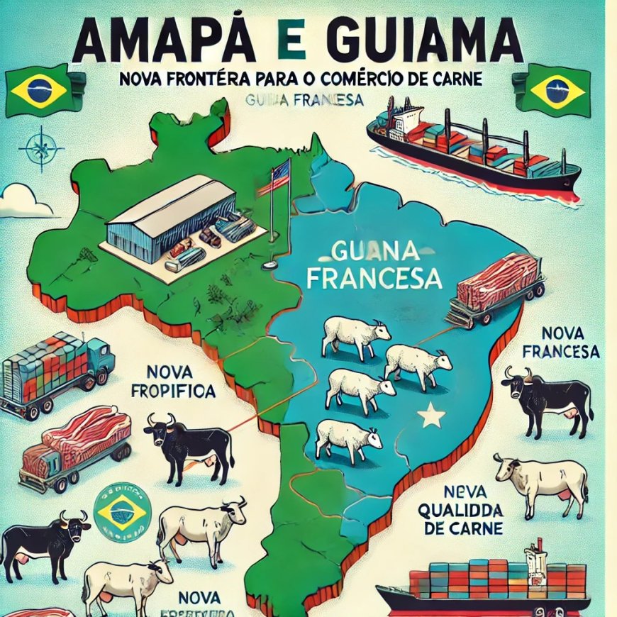 Amapá e Guiana Francesa: Uma Nova Fronteira para o Comércio de Carne