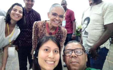 Ministra Marina Silva participa do encerramento de evento da 350.org e faz alerta sobre consumo e justiça climática