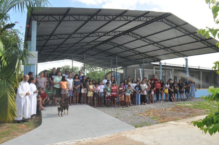 Inauguração da Quadra Coberta da Igreja Nossa Senhora de Nazaré fortalece ações sociais em Amapá
