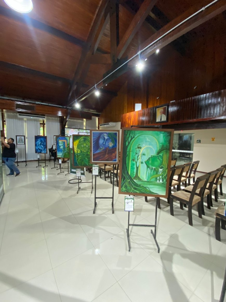 Artista plástico Ivan Amanajás homenageia Paulo Rodrigues em exposição de artes no Museu Sacaca, nesta quinta-feira (21) 