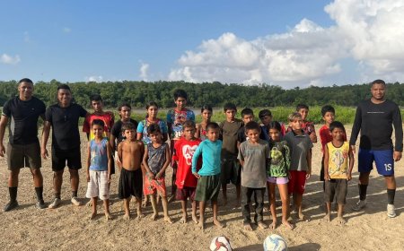 Projeto “Futebol para o Futuro” é lançado na Vila do Sucuriju com foco no desenvolvimento social e esportivo