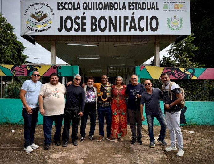 Oficinas de audiovisual capacitam estudantes de escola quilombola no Curiaú