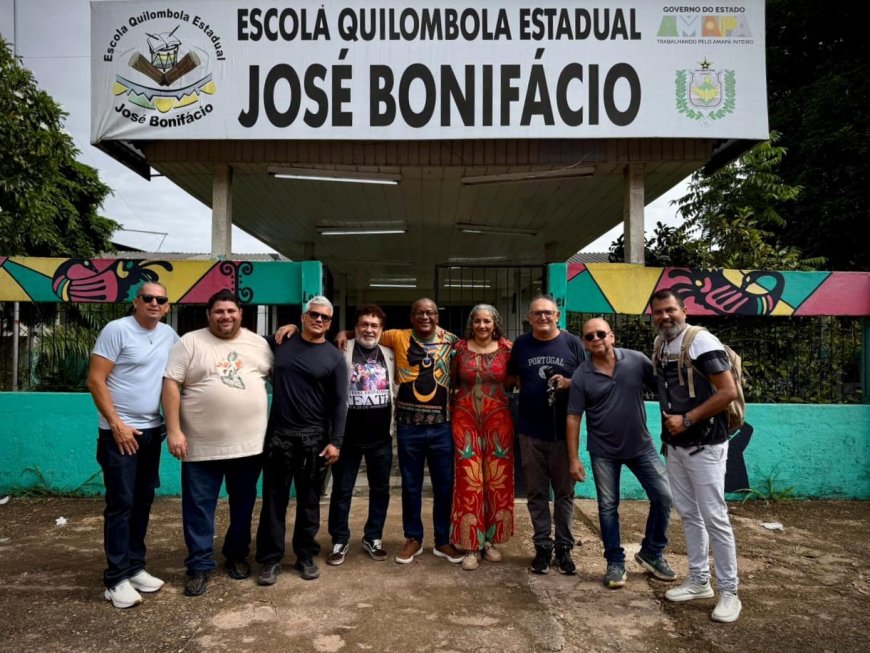 Oficinas de audiovisual capacitam estudantes de escola quilombola no Curiaú