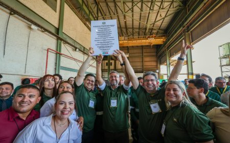 São famílias que voltam a ter dignidade com a geração de mil empregos', afirma Clécio ao entregar licença que autoriza retomada da mineração no Amapá