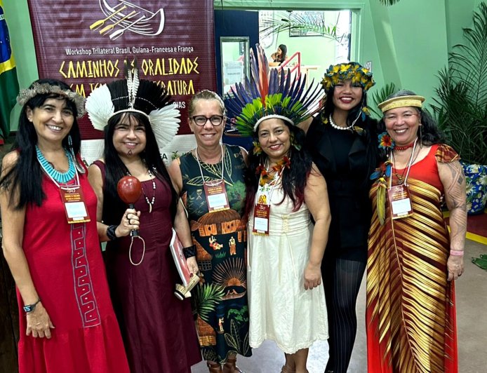 Cláudia A. Flor D’Maria representa o Amapá em workshop internacional sobre oralidades indígenas e violências na Amazônia