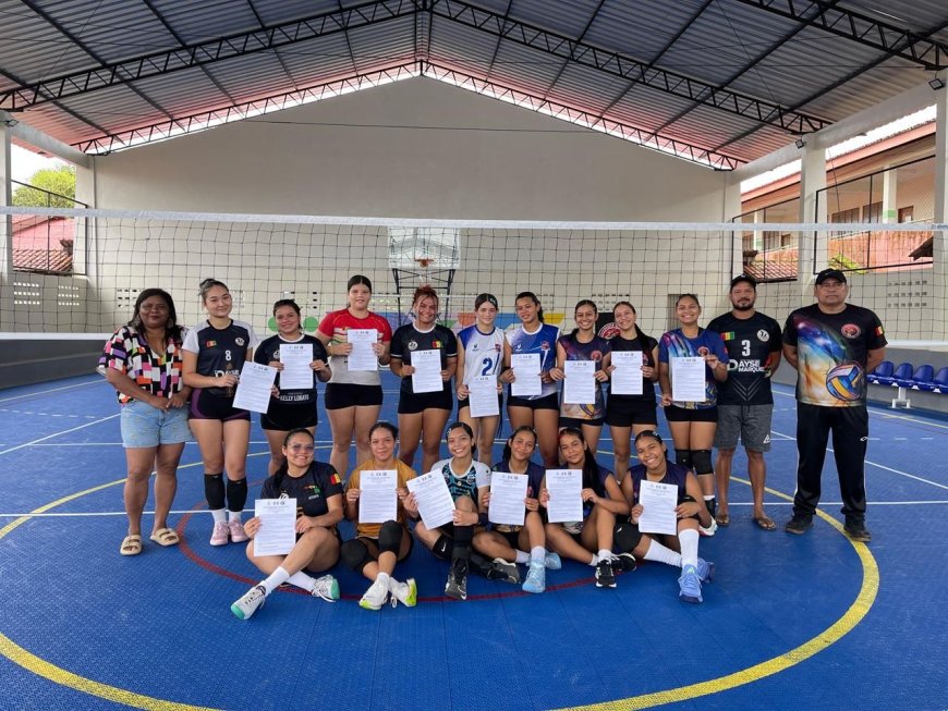 Seleção Feminina de Vôlei de Amapá inicia preparação para o XIX Intermunicipal de Vôlei 2026